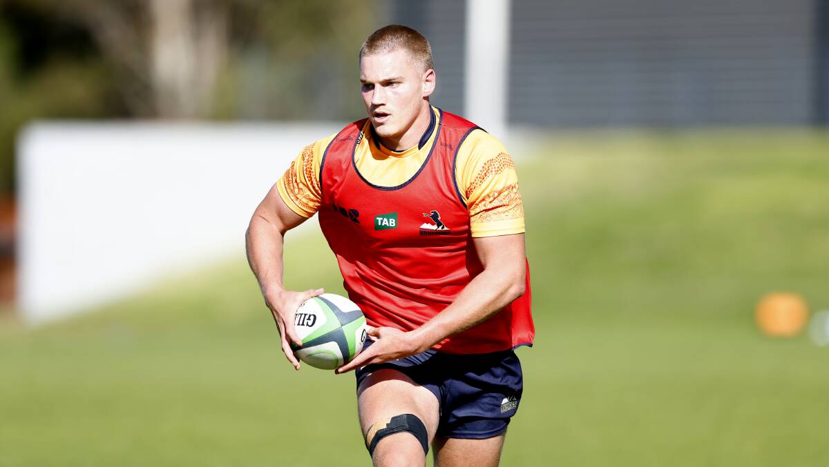 Charlie Cale is primed for a breakout season for the Brumbies. Picture by Keegan Carroll