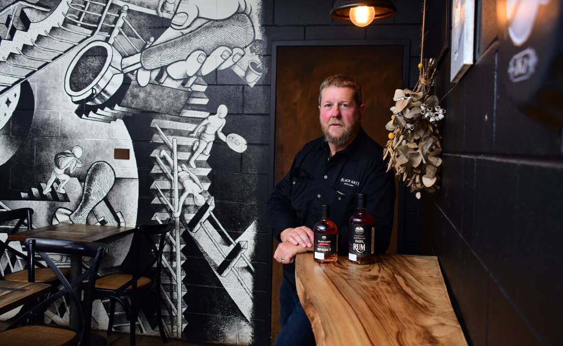 Conflicting information: Mendooran distiller Brian Hollingworth paid nearly $2000 to run a bar at the failed Festival of Foam and Light. PHOTO: Belinda Soole.