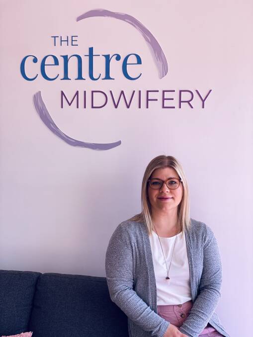 WHAT THEY KNOW: Rachel Bassett from The Centre Midwifery provides information on the effects COVID-19 has on pregnancies and births. Photo: CONTRIBUTED. 