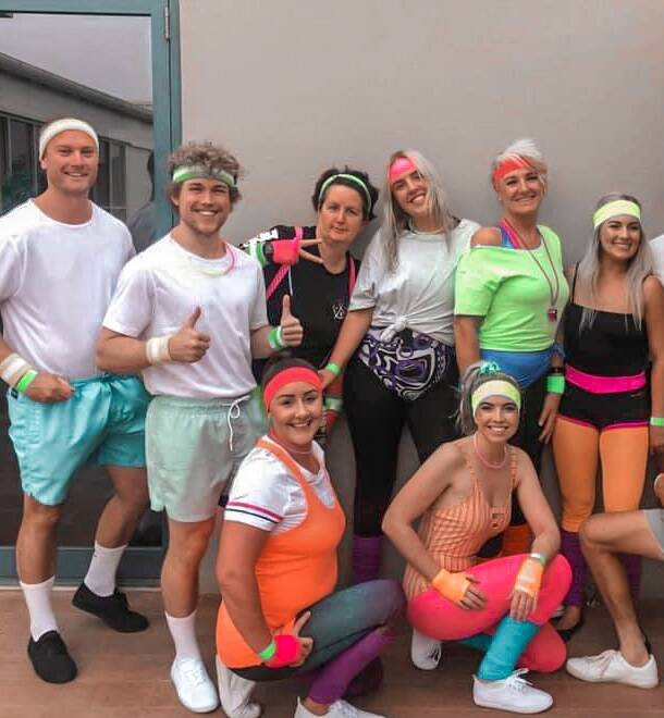 FUNDRAISING IN FLURO: The staff at Dubbo RSL Aquatic and Health Club are inviting members to dress up for MS. Photo: CONTRIBUTED. 