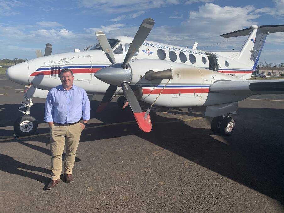VITAL FLIGHTS: Member for the Dubbo electorate Dugald Saunders has welcomed news that the Royal Flying Doctor Service will transport medical specialists to the region. Photo: CONTRIBUTED.