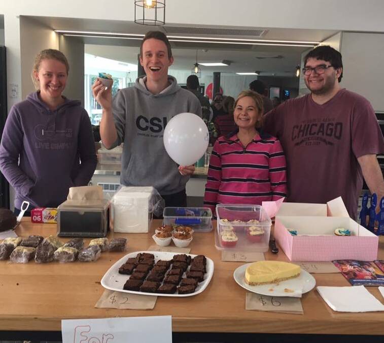 A BAKERS DELIGHT: Lydia Rufus,Josiah Clarke, Samantha Murphy and Adam Brown. Photo: CONTRIBUTED.