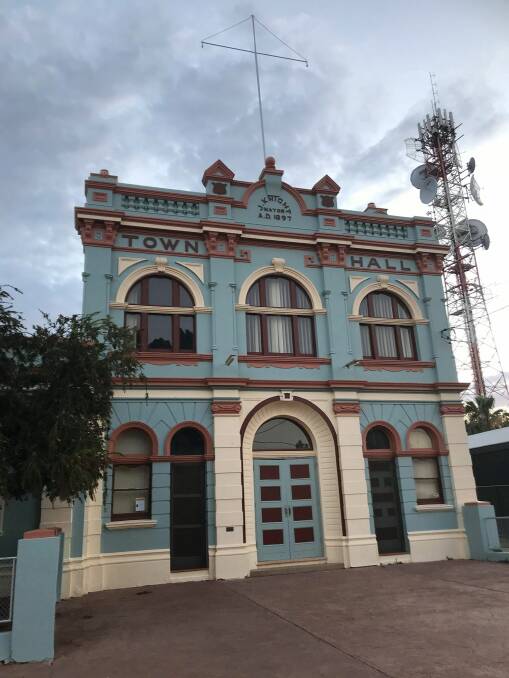 DRIVE FOR GRANT: Funding is needed to develop the Bogan Shire Council's plans to build a cultural centre at the back of the Nyngan Town Hall. Photo: CONTRIBUTED. 