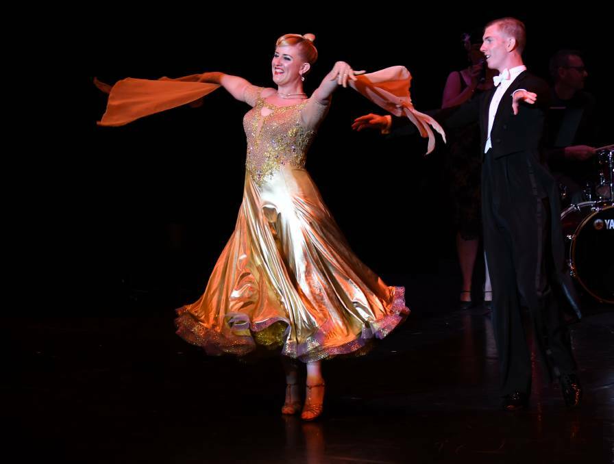 BALLROOM DANCING: Fantasy Dubbo DanceSport duo Cassandra Donnelly and Joel Tongue at the 2020 Season Launch. Photo: BELINDA SOOLE
