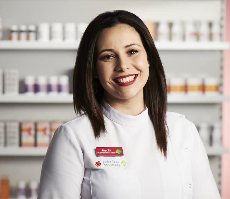 STAY SAFE, TAKE CARE: Priceline Pharmacy Pharmacist Jeyda Shiaxiates is encouraging vulnerable residents to take extra steps to keeping safe as COVID-19 restrictions relax. Photo: CONTRIBUTED. 