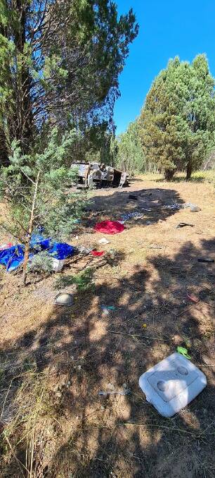 QUARRY CHAOS: Residents situated near Milles quarry, off Eulomogo Road, are fed up with illegal dumping, hoons and party-goers. Photo: CONTRIBUTED. 
