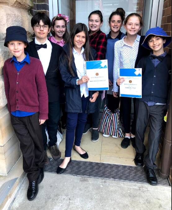 ACADEMIC PRODIGIES: Dubbo's Central West Leadership Academy grade seven's finished eighth in the state at the da Vinci Decathlon 2019. Photo: CONTRIBUTED.