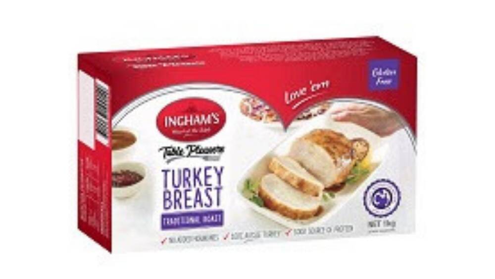 PRODUCT RECALL: Inghams 1kg Turkey Breast Roast