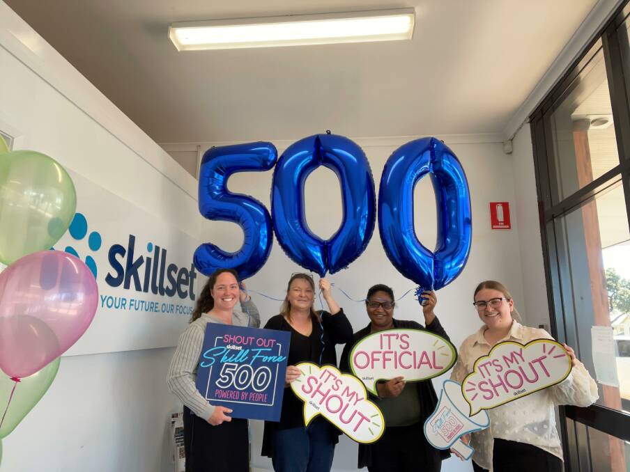THREE YEARS: The Dubbo Skillet team celebrating Skillset500. Picture: CONTRIBUTED. 