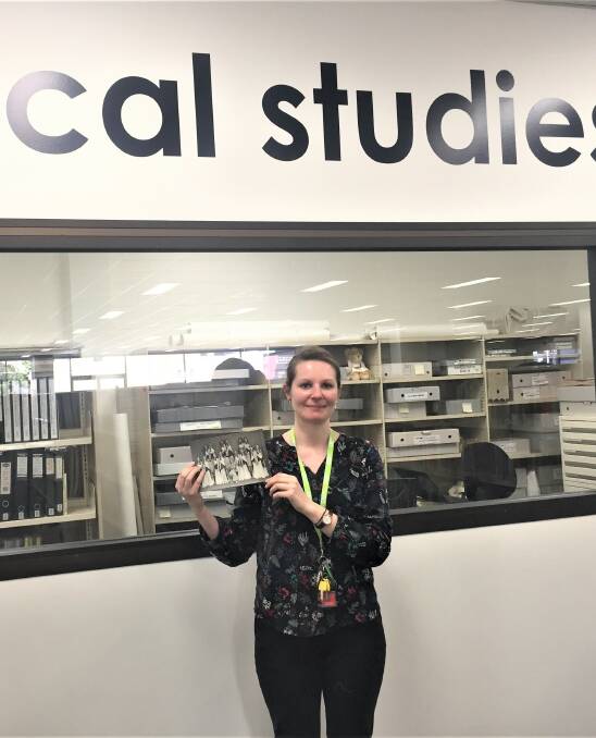  TIME TO MAKE HISTORY: Local Studies Officer Simone Taylor at the Macquarie Regional Library. Photo: FILES.