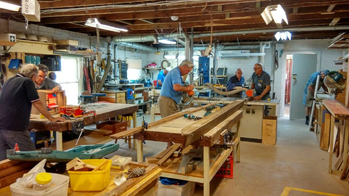 OPEN TO THE PUBLIC: Dubbo Community Men's Shed Inc has reopened after COVID closure. Photo: CONTRIBUTED. 