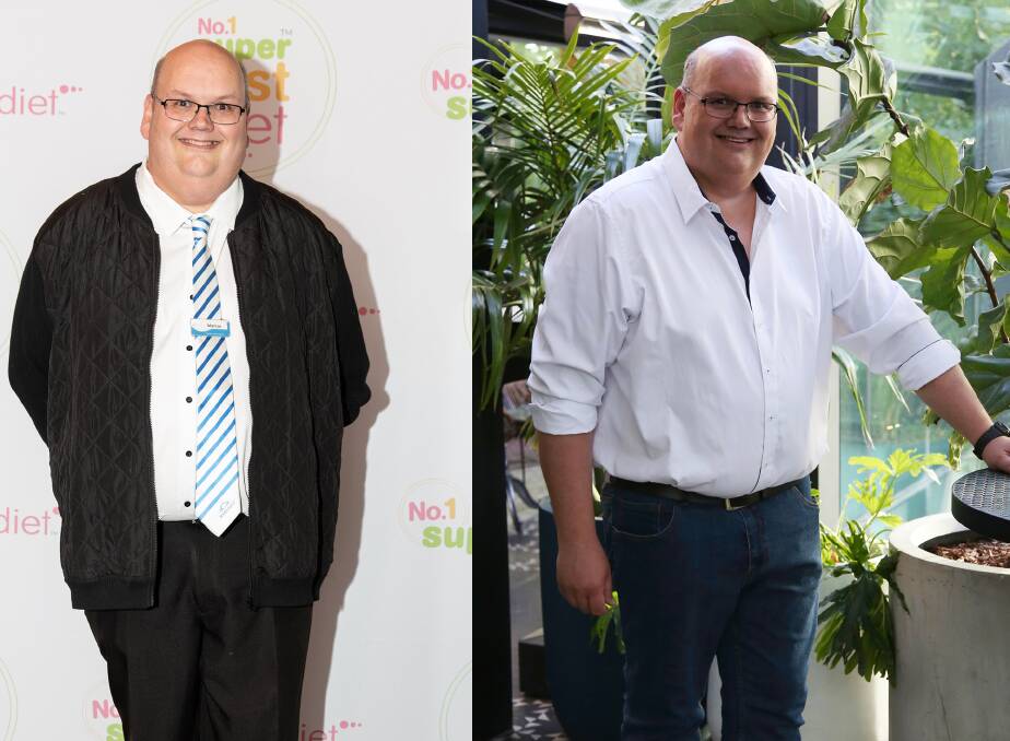 PROUD FATHER: Dubbo's Marcus Hanney shares his weight loss transformation journey with SuperFastDiet. Photos: CONTRIBUTED