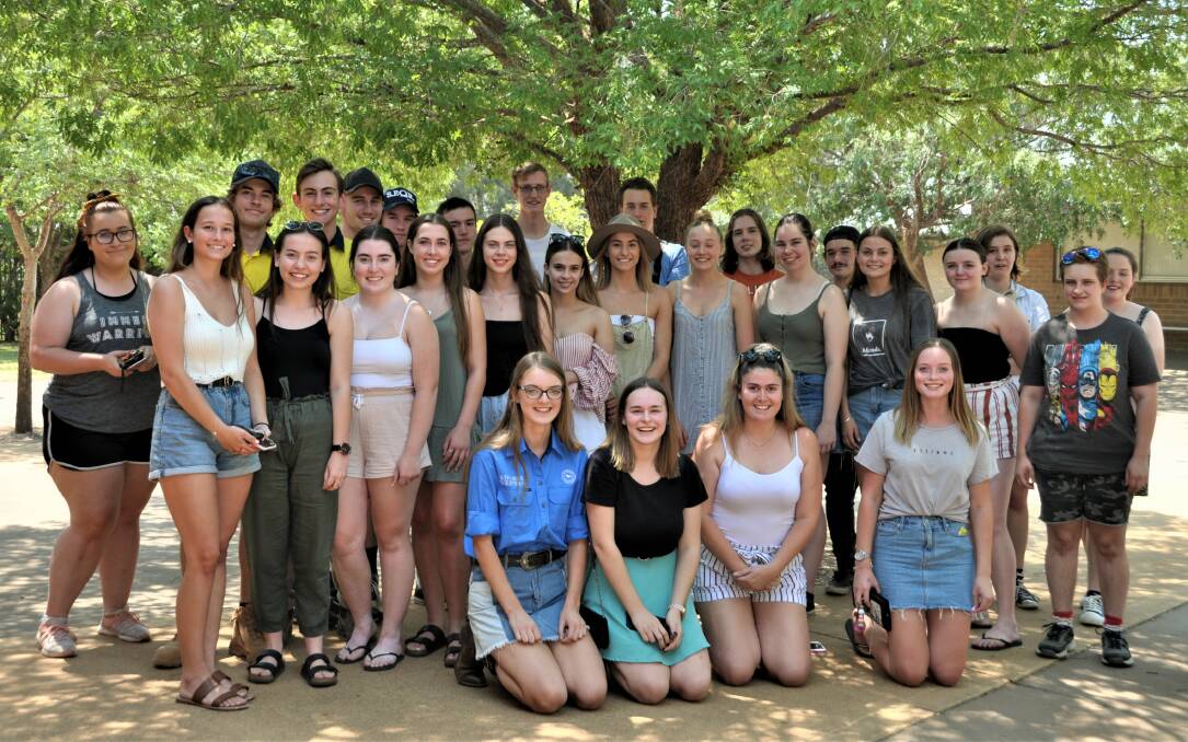 CONGRATULATIONS AND BONVOYAGE: Dubbo College Senior Campus class of 2019. Photo: SUPPLIED. 