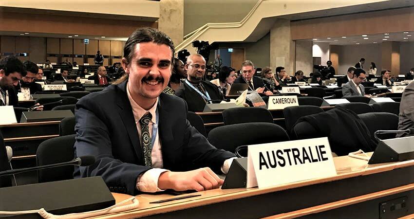 HUMAN RIGHTS: Dubbo's Karl Williamson reflects on his time in Geneva as an intern at the Human Rights Council. Photo: CONTRIBUTED.