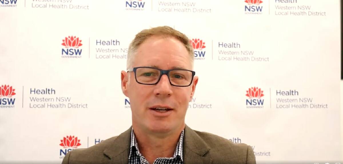 UPDATE: Western NSW Local Health District chief executive Scott McLachlan. Photo: CONTRIBUTED. 