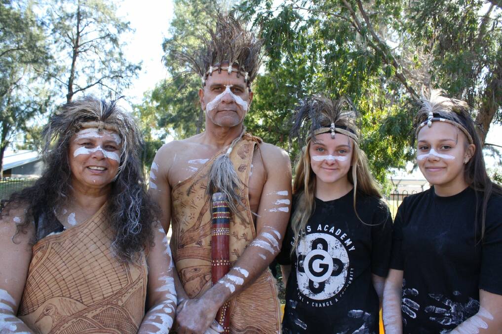 NAIDOC: Dubbo College Senior Campus hosted Uncle Michael Welsh from Kinchela Boys Home Aboriginal Corporation. Photo: DUBBO COLLEGE. 