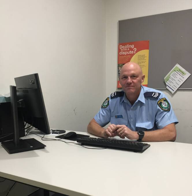 A REMINDER: Senior Constable Ian Burns calls for the community to take extra precautions. Photo: TAYLOR DODGE.