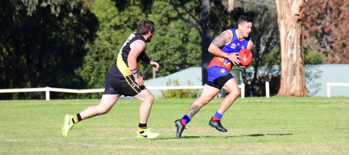 SHOWCASING: The Demons have showcased an array of new skills this season and have benefited from having a more competitive side this year. Photo: AMY McINTYRE. 