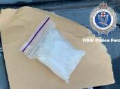 This bag of meth was found during a search of the house. Picture supplied