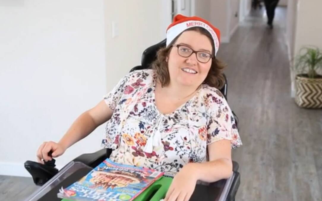 Kristen Michael has fulfilled her NDIS goal to move out of home with friends.