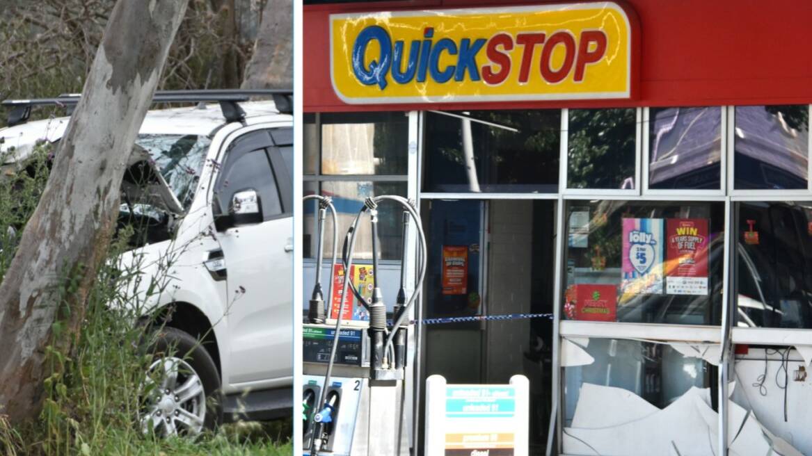 A car into a tree near Gooloogong and a break in at a Cowra Service Station have kept police busy in the past week.