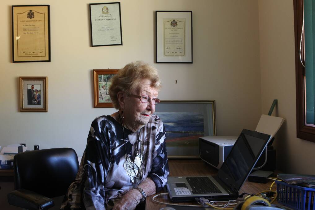 VALE: Cobar mayor Lilliane Brady has passed away at the age of 90.Photo: Jacky Ghossein