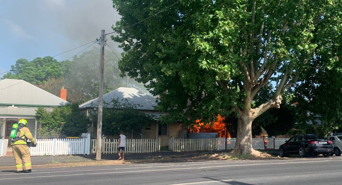 Emergency services were called at 9,31am on Tuesday morning. Photo: BELINDA SOOLE