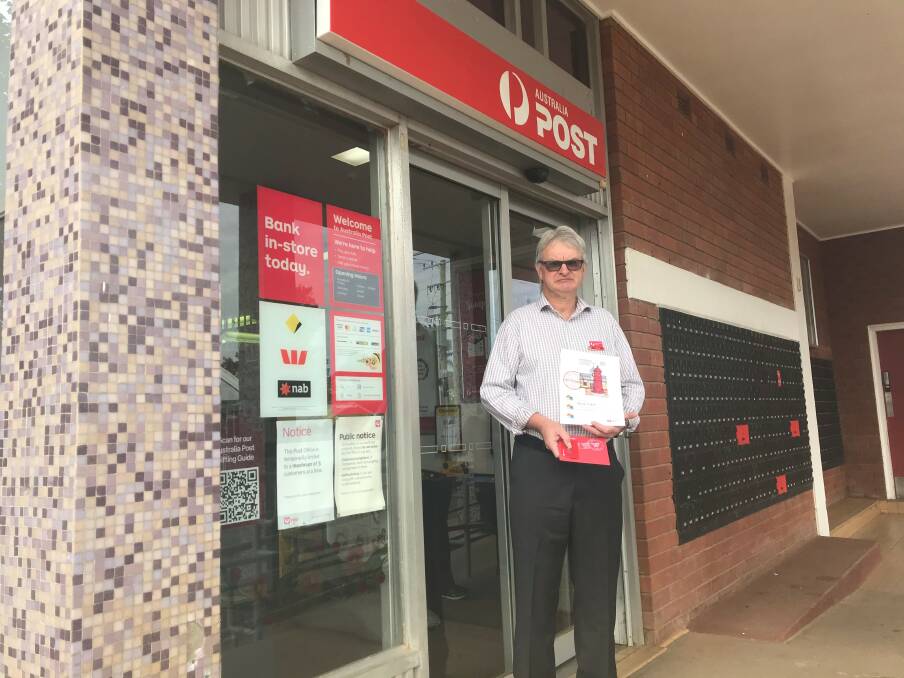 MILESTONE: Narromine postal manager Brian Tobin has celebrated 40 years with Australia Post. Photo: CONTRIBUTED