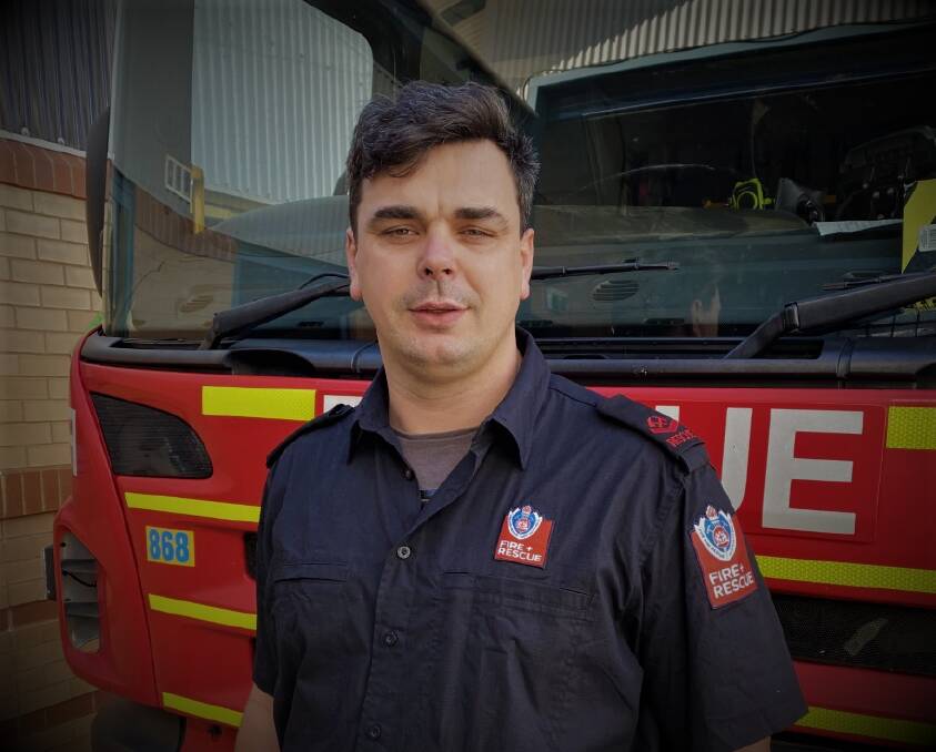 POSITIVE EXAMPLE: Shaun Coyle recently took part in the Indigenous Fire and Rescue Employment Strategy (IFARES) partnership program between TAFE NSW and FRNSW. Photo: CONTRIBUTED