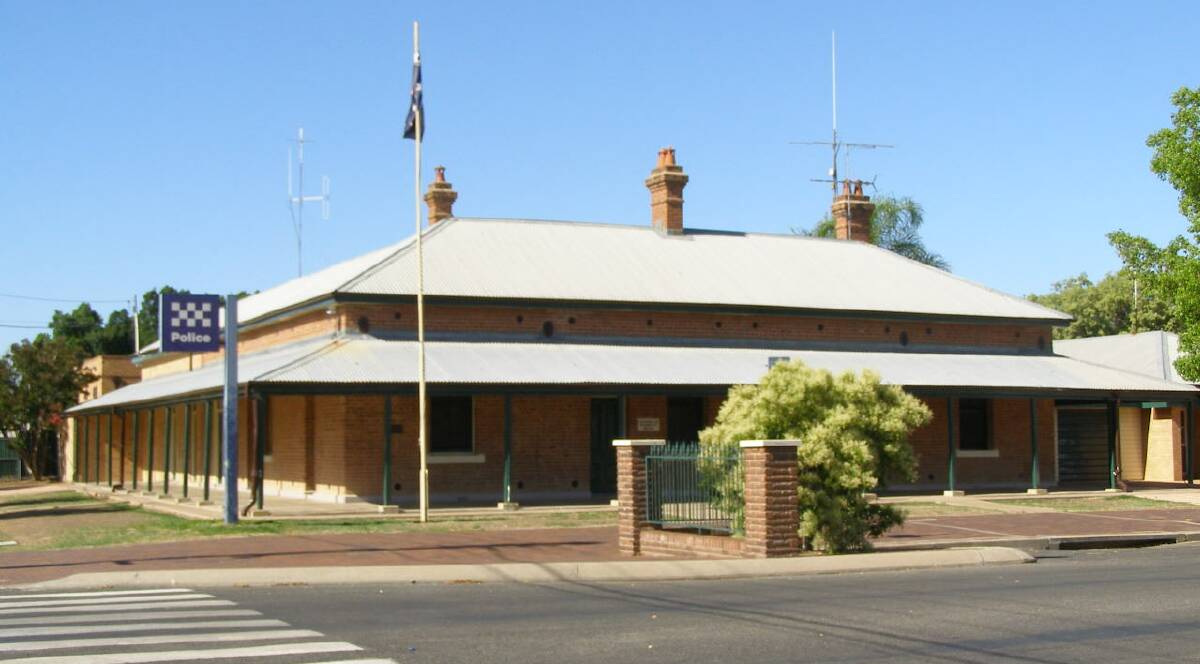 Kenneth Knight was arrested at the home and taken to Bourke Police Station. Picture file