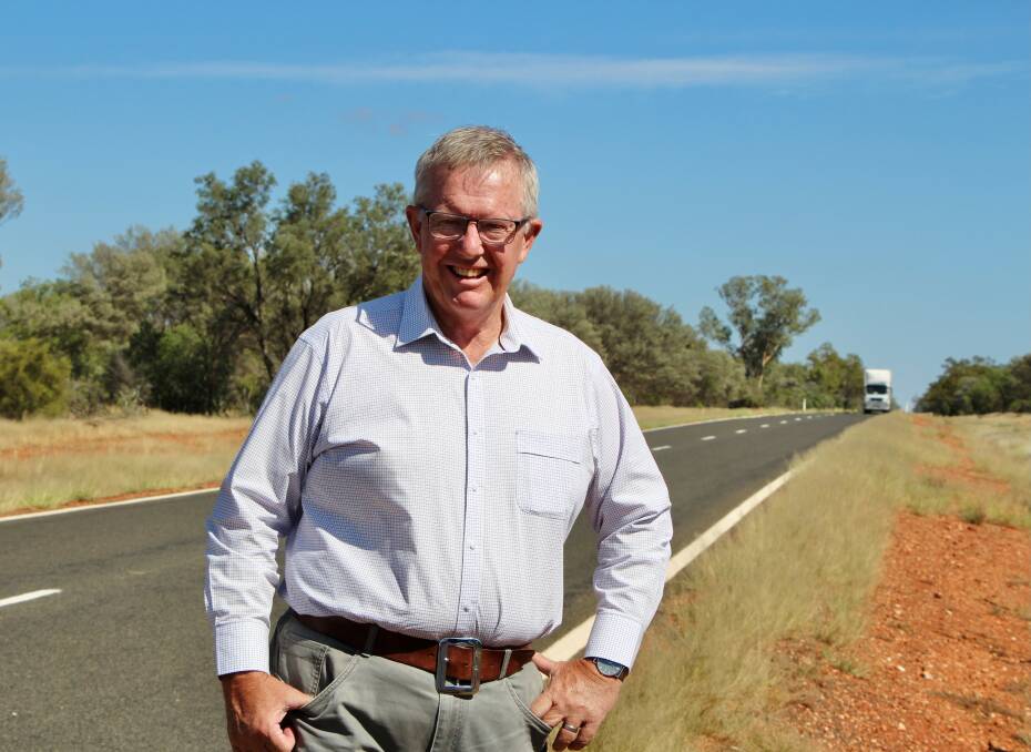 Federal Member for Parkes Mark Coulton is pleased to announce that $4 million is being jointly invested by the federal and NSW governments for road safety upgrades along the Mitchell Highway between Nyngan and Bourke. Photo: CONTRIBUTED