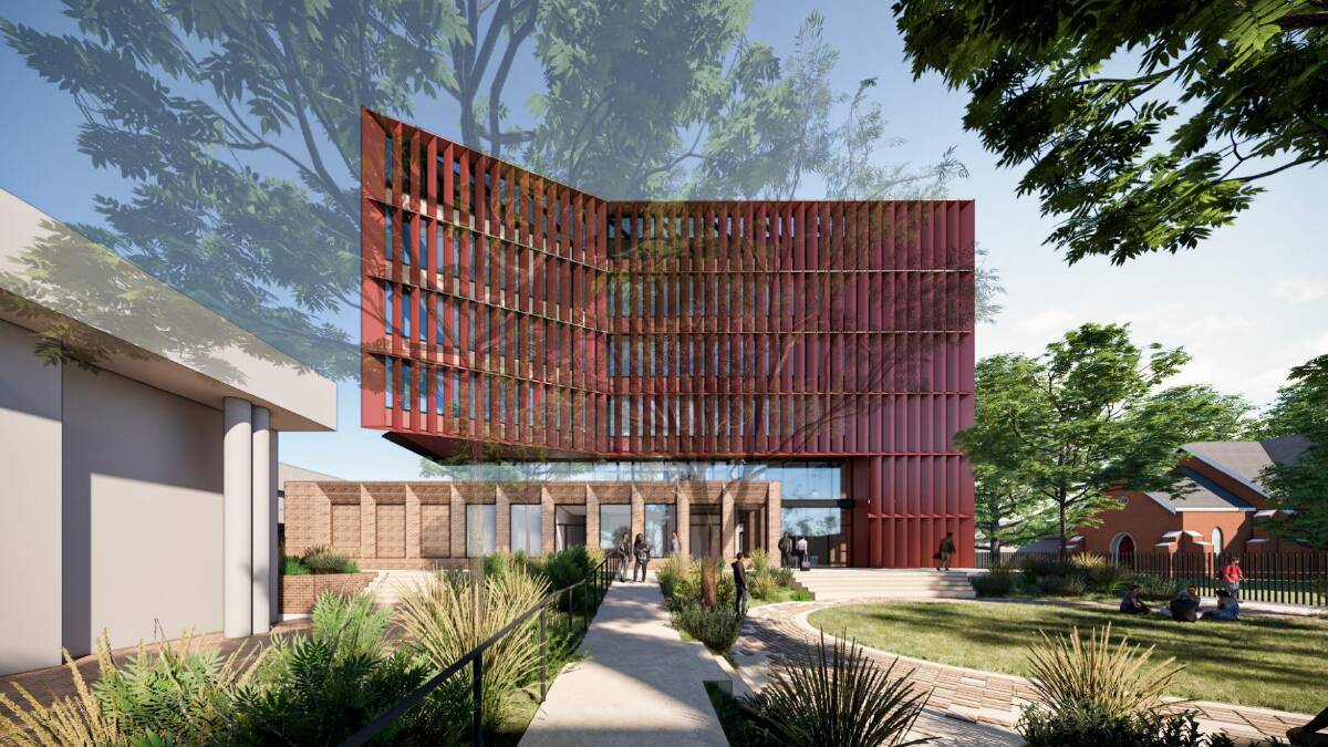The NSW government says it has a vision to provide high quality, collaborative workspace for the people and employees of Dubbo and the Central Western Region. Picture: Cox Architecture 