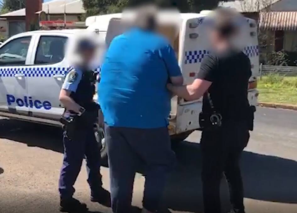 Police arrested the man in Dubbo on Wednesday. Photo: Australian Federal Police
