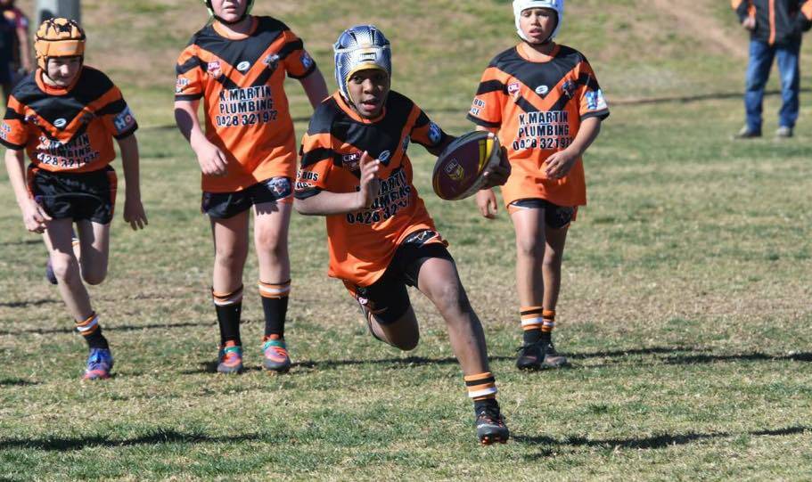 ROARING: Allistar Quarmby said their 'selfless' nature is what makes this achievement so worthy. Photo: Nyngan Junior Tigers Facebook Page