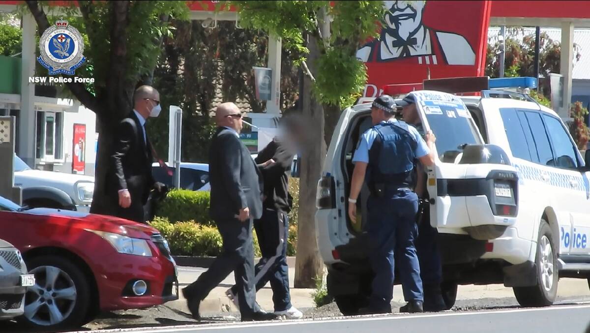 ARREST: Aaron Hegedus, 31, was charged with the alleged murder on Gisborne Street shortly before 11am on Wednesday. Photo: NSW POLICE
