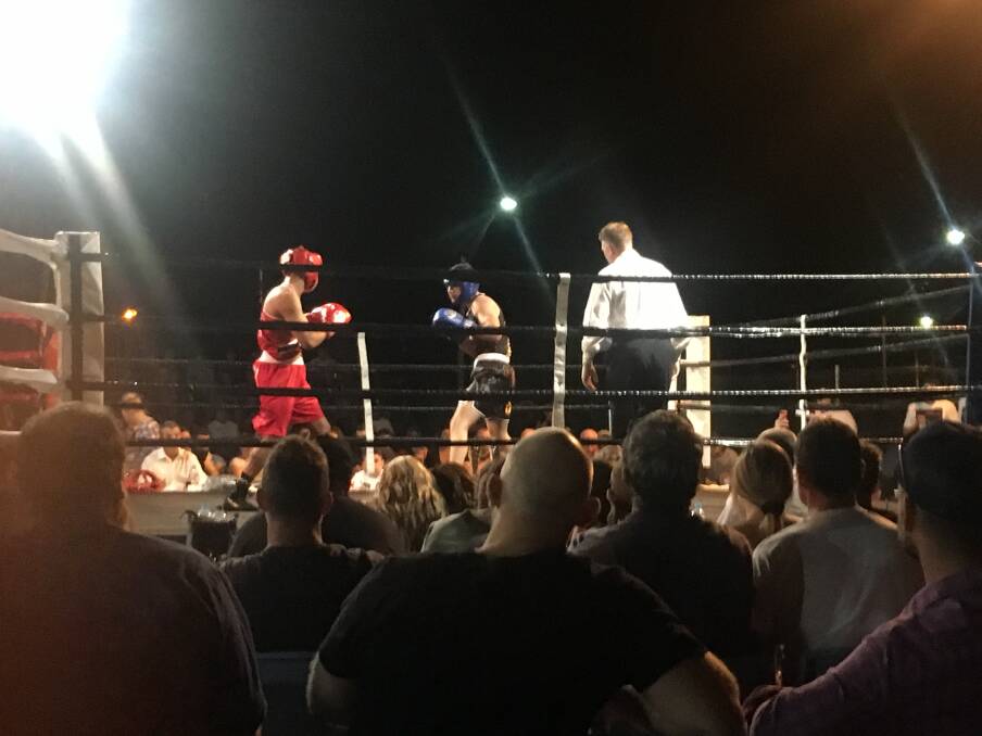 KNUCKLE UP: Nyngan's fight night of amateur boxing drew in a massive crowd in 2018 deeming the event a huge 'knock out'. Photo: ZAARKACHA MARLAN