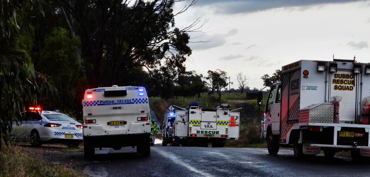CRASH: A 56-year-old man was taken to Dubbo hospital after a single-vehicle crash on Thursday afternoon. Photo: REGIONAL SPORT & NEWS