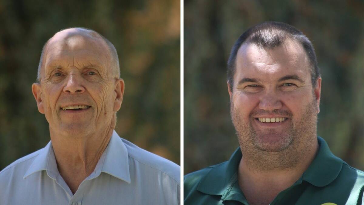 ELECTED: Cobar Shire mayor Peter Abbott and deputy mayor Jarrod Marsden. Photos: COBAR SHIRE COUNCIL
