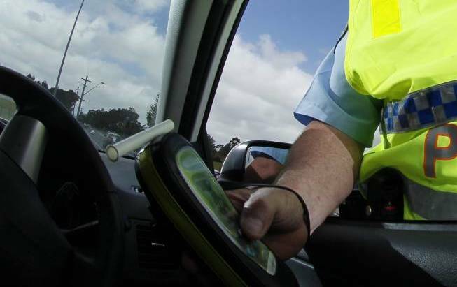 Motorbike rider busted mid-range drink-driving