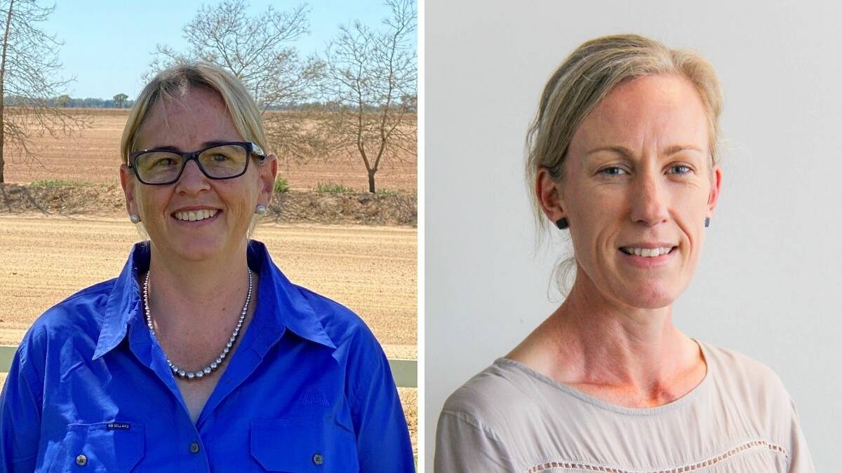 Melinda Swift and Sally Ceeney from Warren have both been selected to participate in the Australian Future Cotton Leaders program. Photos: CONTRIBUTED