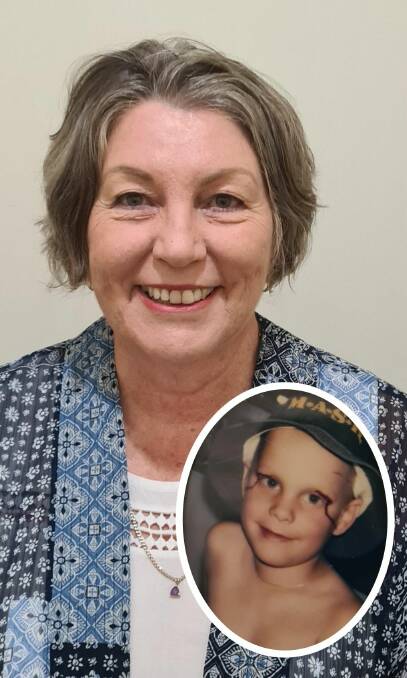 SUPPORT: Bronwyn Kelly is shaving off her hair in support of the Narromine Cancer Support Group in honour of her late son Matthew. Photo: CONTRIBUTED 