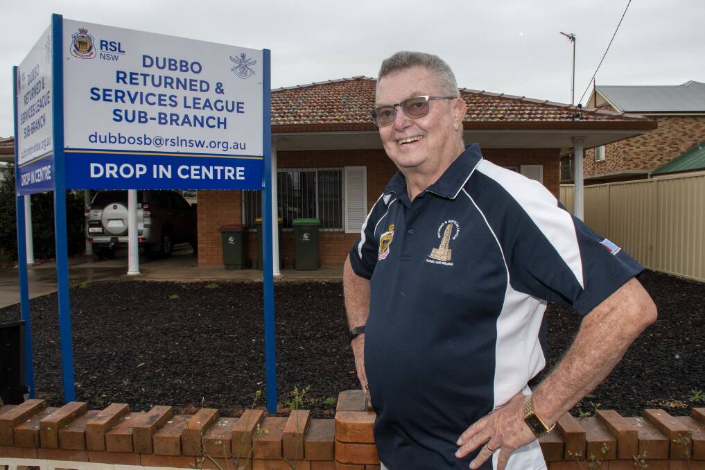 Dubbo RSL sub-branch president Tom Gray says the drop in centre is a space not only for veterans to meet and chat, but a private space to help access services. Picture by Belinda Soole