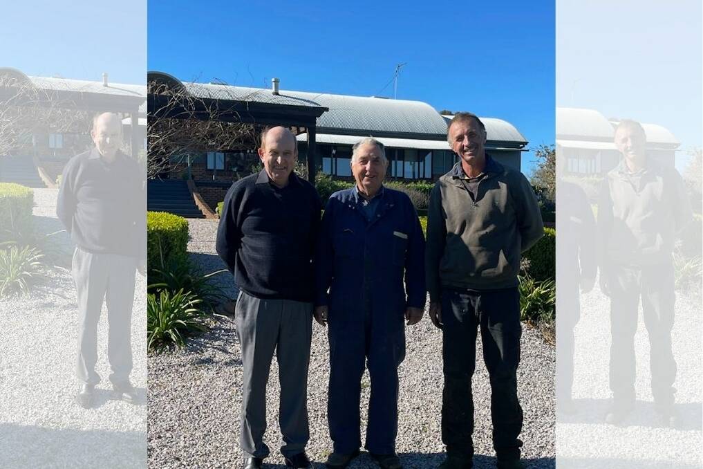 HELPING HAND: Mark Searle, John and Peter O'Brien along with Tara Searle (absent) are being labelled Dubbo's COVID heroes after helping one family stuck in lockdown relocate to Melbourne. Photo: CONTRIBUTED