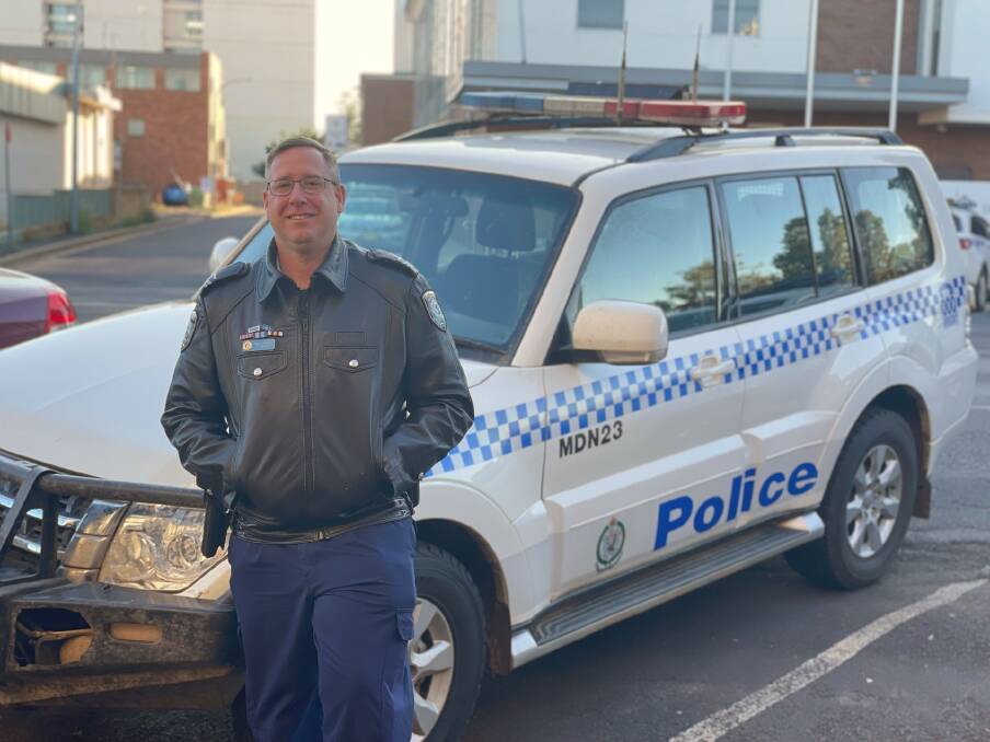 ABOVE AND BEYOND: Senior constable Carlton Kopke was the 2021 winner of the Irene Juergens Fellowship award for his outstanding contributions to community-based policing in the Mendooran area. Photo: ZAARKACHA MARLAN