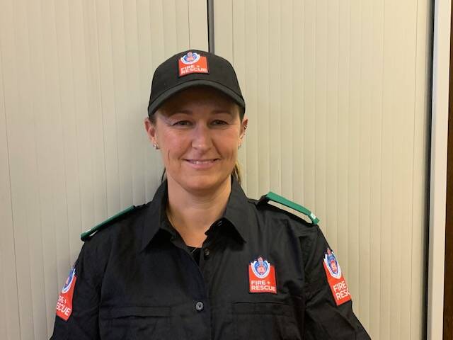 NEW RECRUIT: Narromine Fire and Rescue Station 401 has a new recruit, Renee Reynolds.Photo: CONTRIBUTED