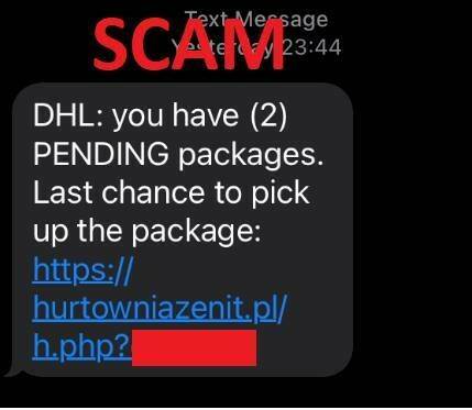 LOOK CLOSELY: Scammers have upped their flubot game with many scam texts not containing the telltale signs of spelling mistakes.Picture: Scamwatch