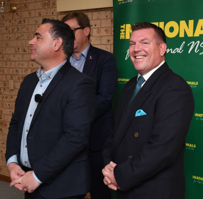 SHOO-IN: A Daily Liberal poll says the fight for Dubbo will be close, but the bookies say Dugald Saunders is a red-hot certainty to win. 