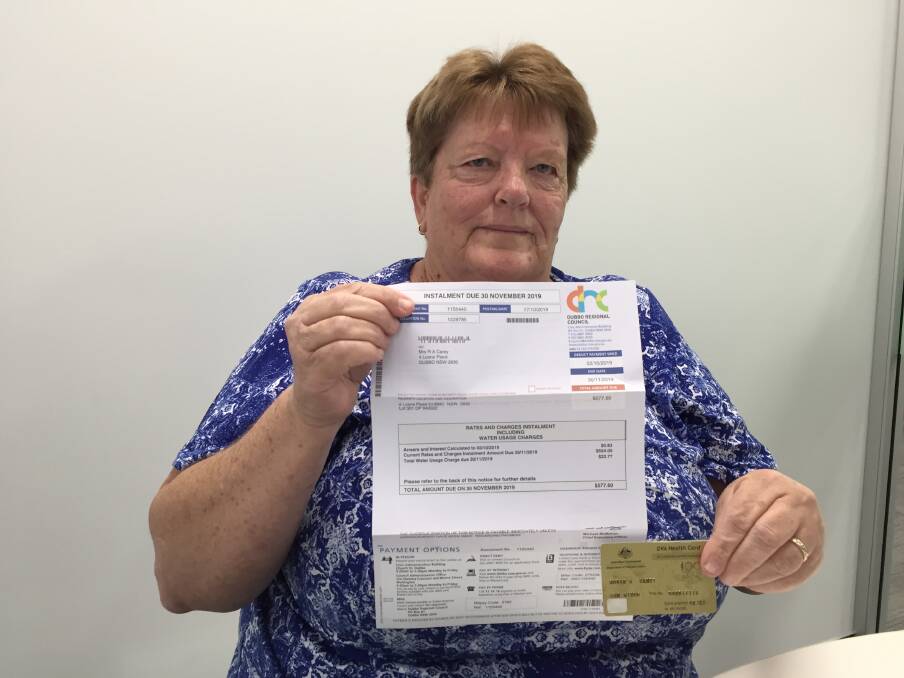 POSITIVE OUTCOME: Dubbo ratepayer Robyn Carey is happy to now get a veteran discount on her rates. PHOTO: CRAIG THOMSON.
