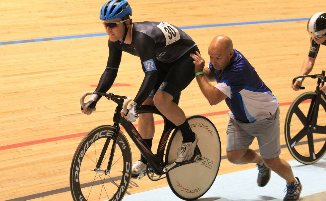 Great coach: Cycling coach Vaughn Eather (right) is known throughout Australia as a great cycling mentor and coach.