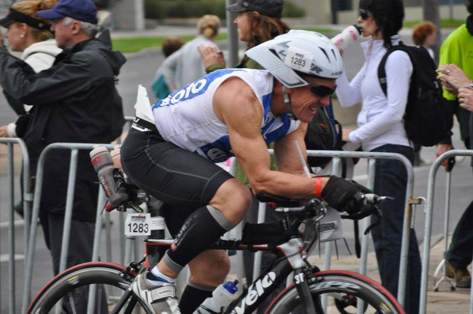 EXPERIENCED ATHLETE: Ian Crafter said he felt good in the bike-leg of the Ironman and overtook a lot of competitors.  